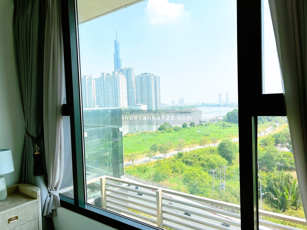 The River Thủ Thiêm 94m2 2 phòng ngủ view sông, full NTCB giá 23 triệu - 0906927639 Ms Tiền