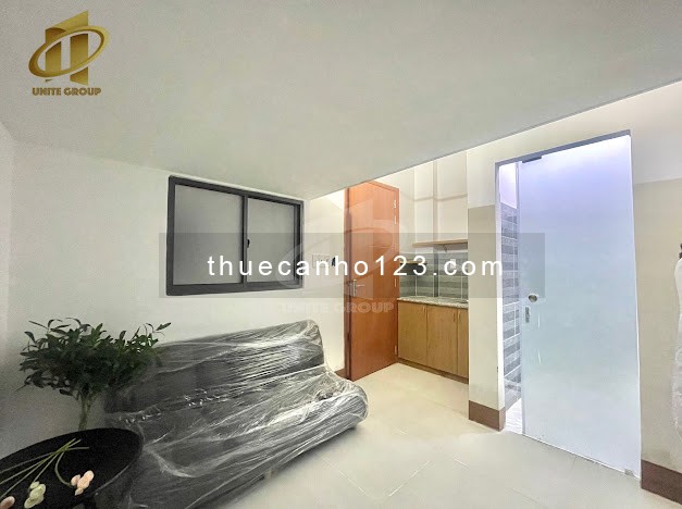 Cho thuê duplex mới 100% full nội thất, đầy đủ tiện nghi, cửa sổ. Gần Lotte, đh Rmit