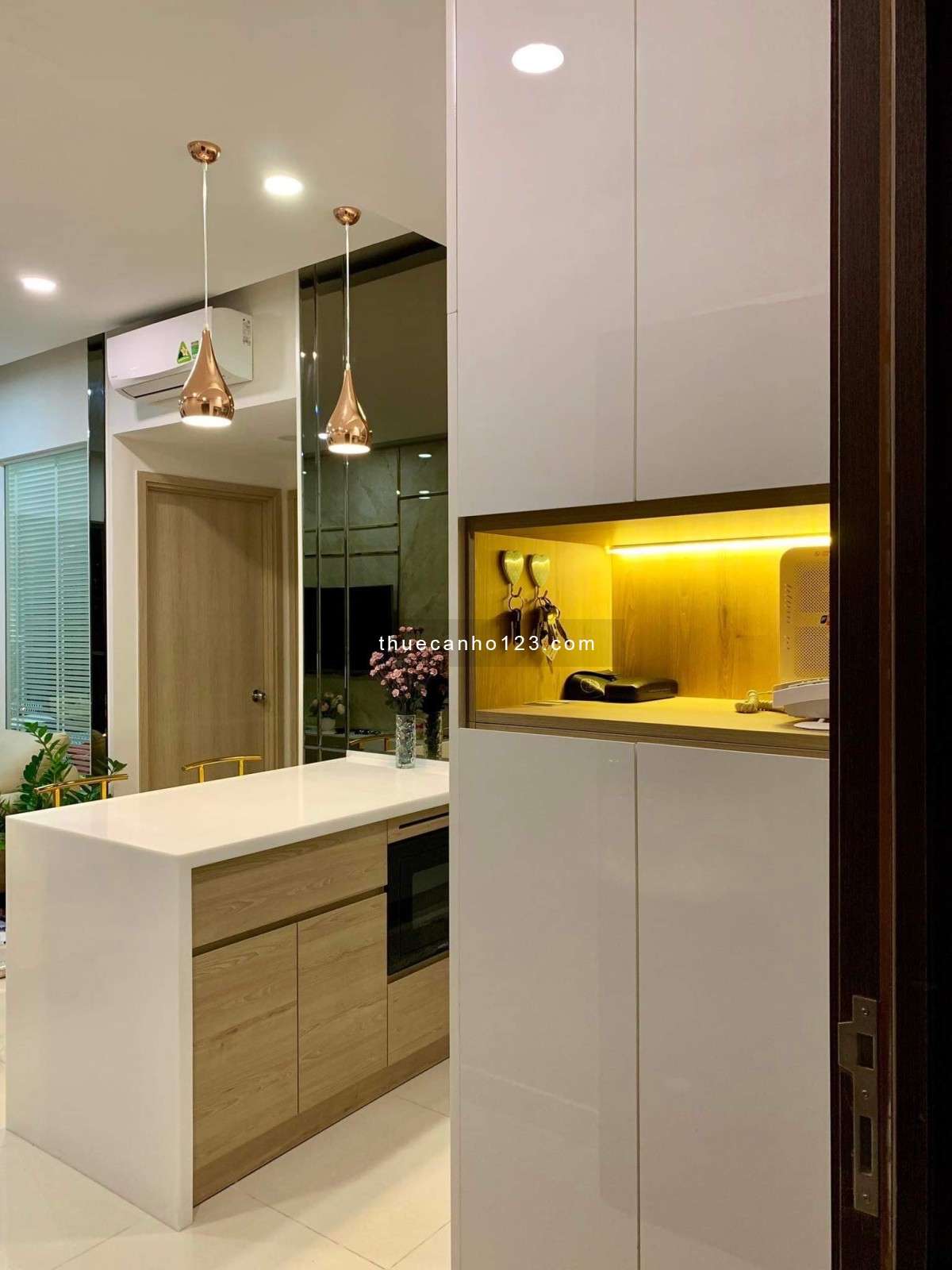 Thiết kế cao cấp nhất cho 1PN, 51m2, 15 triệu, The Sun Avenue