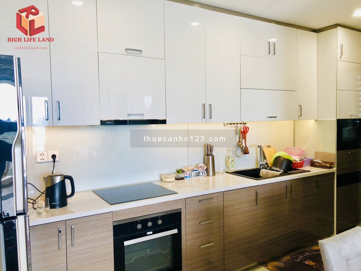 Cho thuê Diamond Island 2pn, 2wc full nội thất, giá thuê 28tr