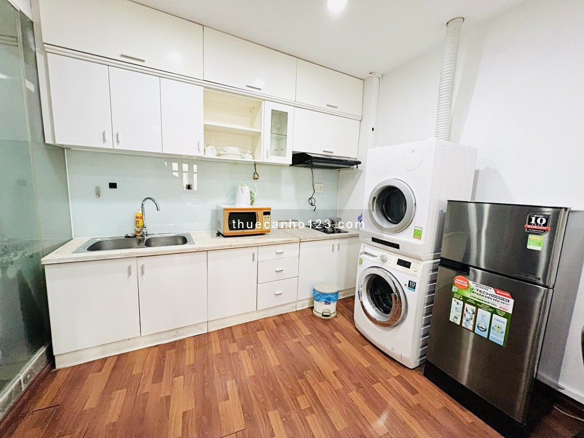 Căn hộ studio và 2PN có máy giặt sấy riêng đủ nội thất gần công viên Lê Văn Tám, Tân Định Q1