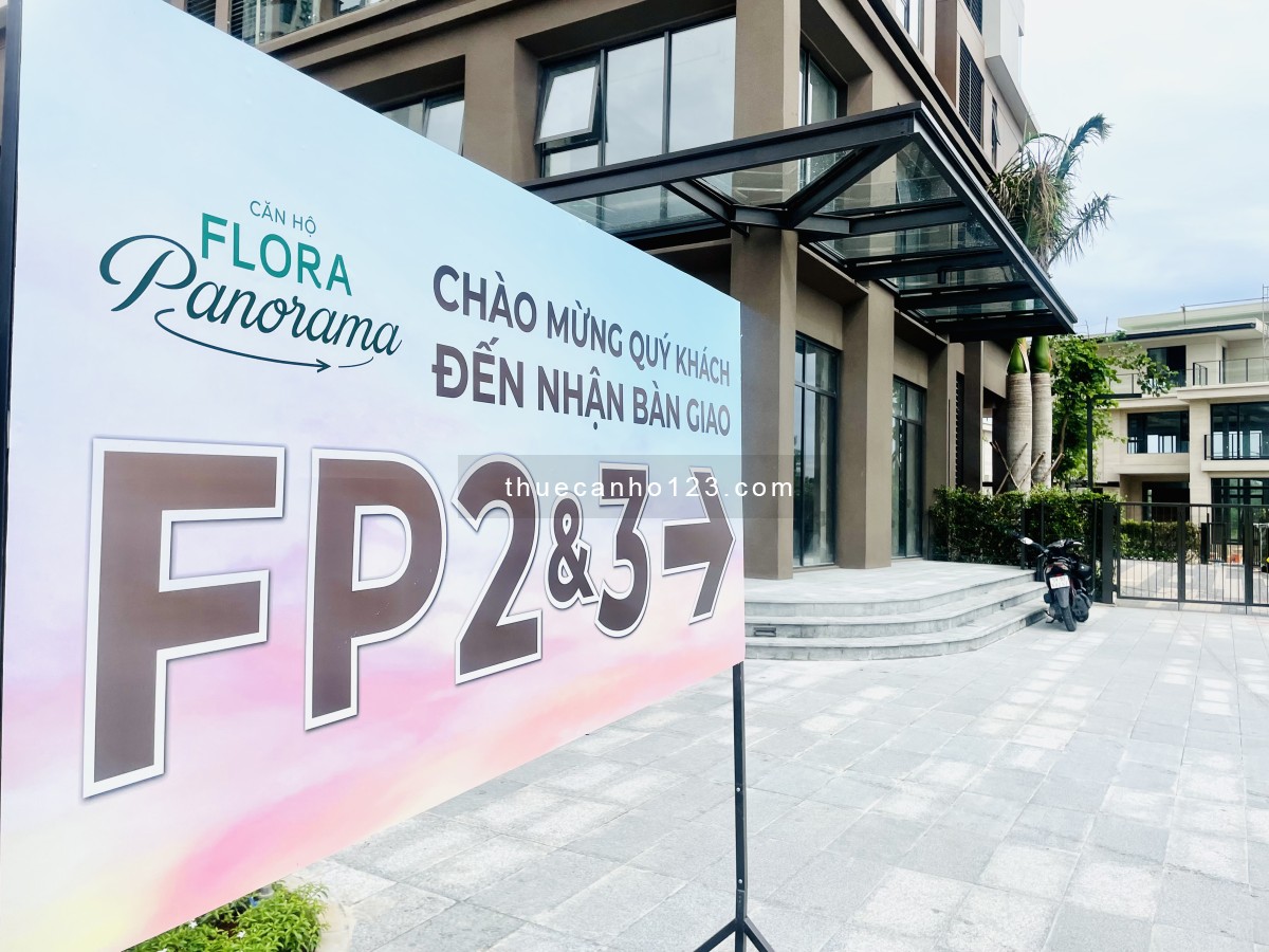 Nhà mới nhận cho thuê căn 60m2 Flora panorama Mizuki,7,5tr/th. Free 2 năm PQL. NT đẹp vào ở ngay
