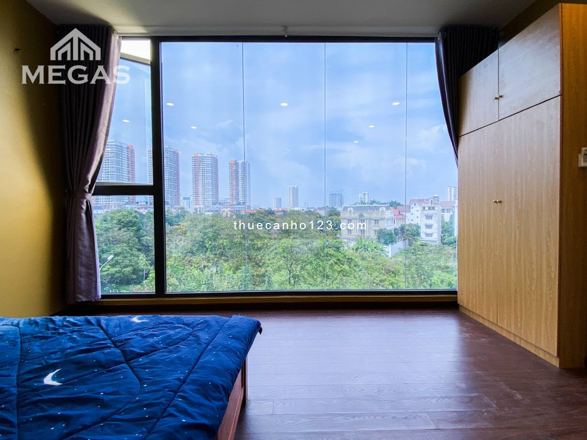 Cho thuê căn hộ Studio cửa sổ kính lớn view đẹp ngay Trương Văn Bang cách Sala 5p - Quận 2