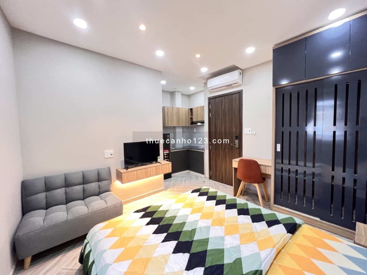 Căn Hộ mới, Dạng Studio Decor Siêu xinh Full Nội Thất