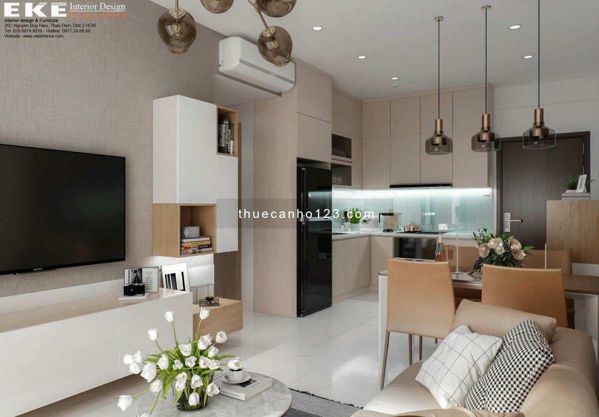 Cho thuê căn hộ Trung Hòa Nhân Chính 120m 2PN nội thất cơ bản giá siêu rẻ 12 triệu/tháng