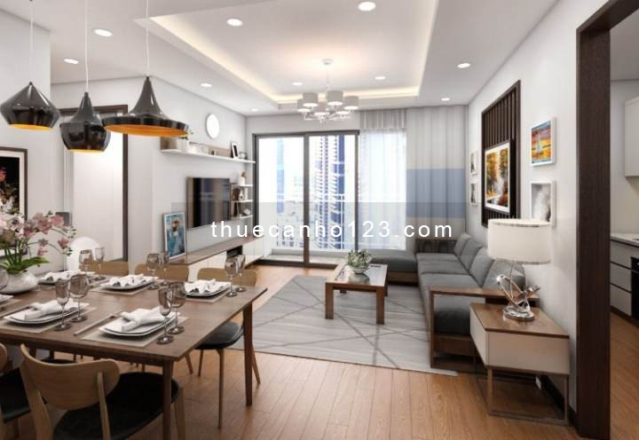 Cho thuê căn hộ Trung Hòa Nhân Chính 120m 2PN nội thất cơ bản giá siêu rẻ 12 triệu/tháng
