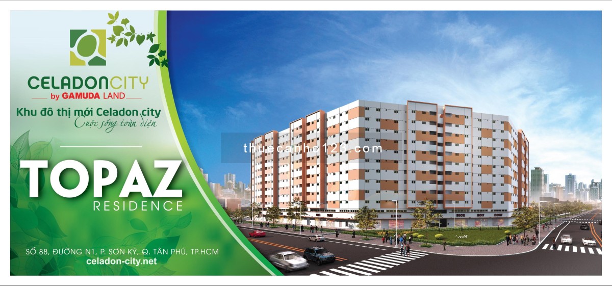 Cho thuê căn hộ Topaz Celadon City (Đường N1, Phường Sơn Kỳ, Tân Phú, Hồ Chí Minh):