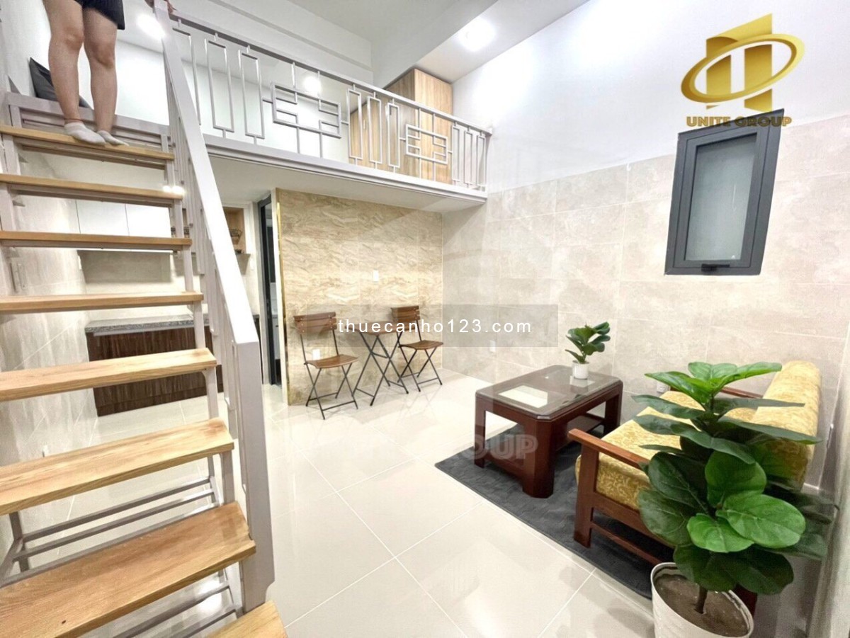 Căn hộ Duplex-40m2-Full nội thất-Mới-sạch-đẹp quận 7- GIÁ CHỈ 5trxxx Nhỏ