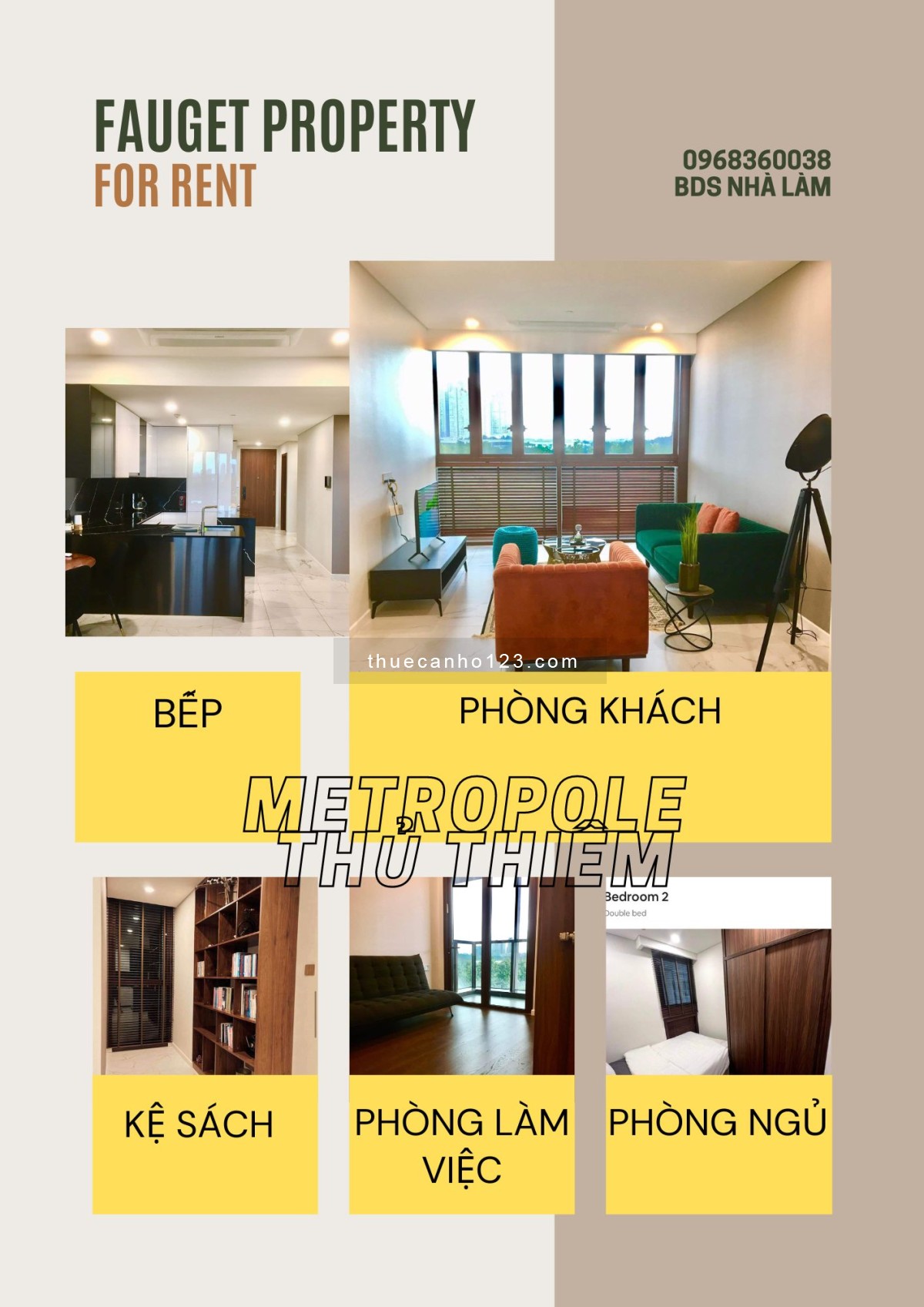 DEAL HOT 3Pn, Full NT, chỉ 40 triệu, The Metropole Thủ Thiêm