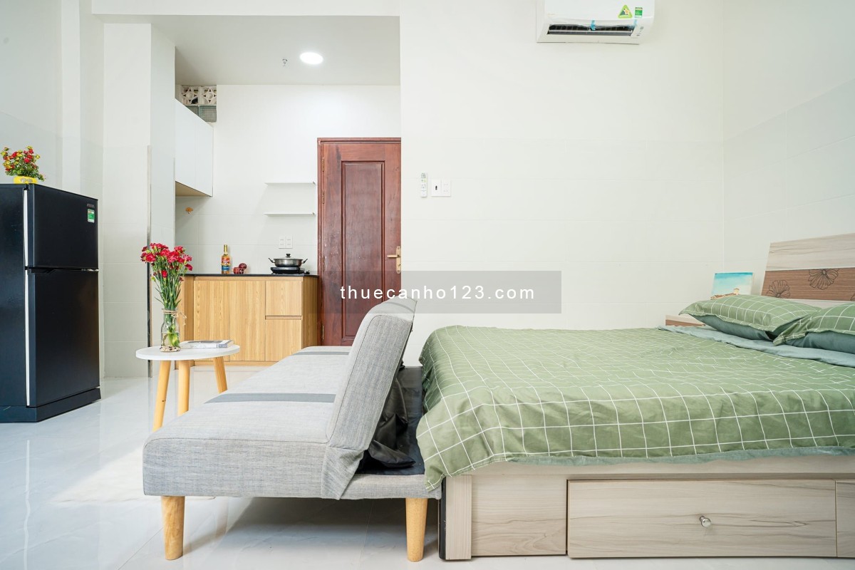 Cho thê căn hộ full nội thất gần cầu Nguyễn Văn Cừ và vòng xoay Trung Sơn