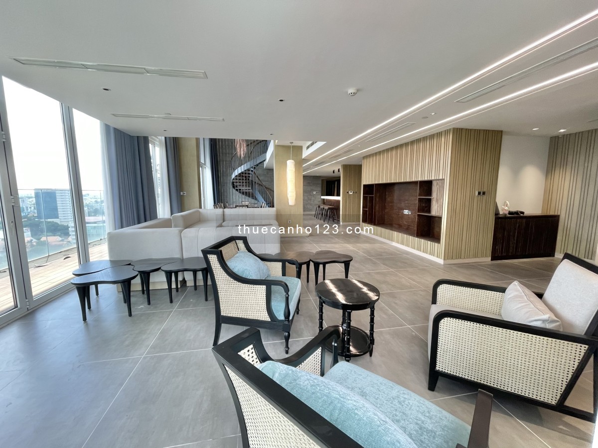 Penthouse mới làm xong nội thất quốc tế 6 sao Park Hyatt, 519m2, 5PN, Serenity Sky Villas Q3