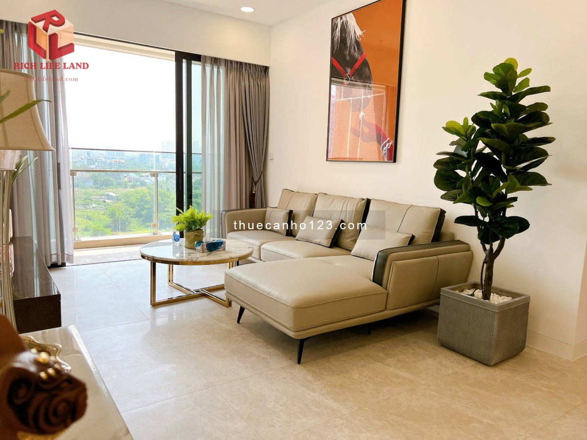 Cho thuê The River Thủ Thiêm 3pn 2wc đầy đủ nội thất, không gian sống hoàn mỹ với giá 3000$