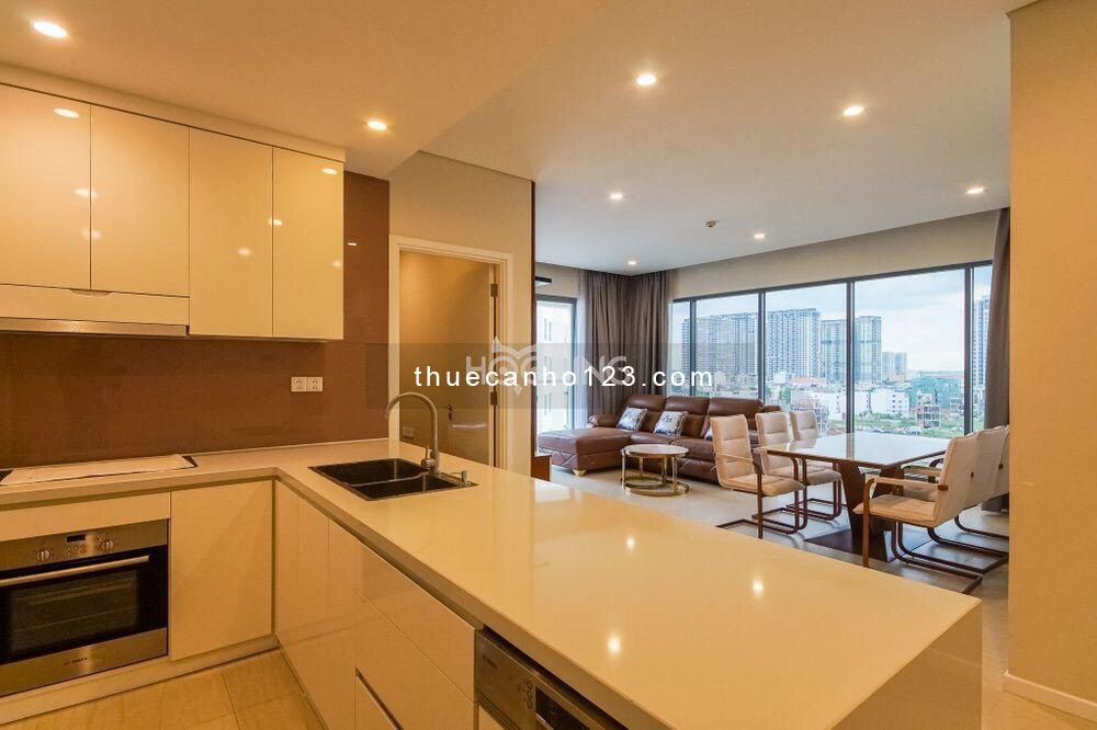 Diamond Island - Cho thuê căn hộ 3 phòng ngủ full nội thất cao cấp - view sông siêu mát - giá 1500$