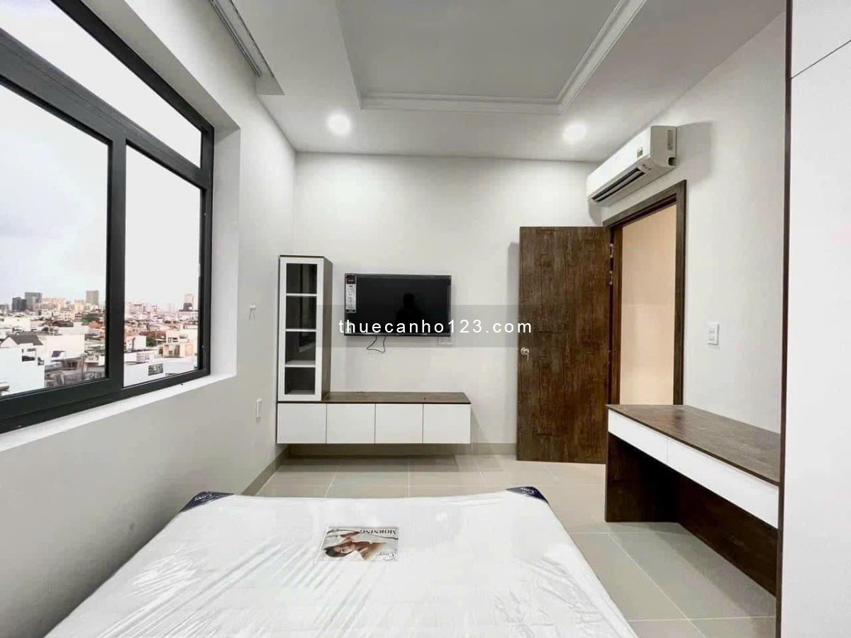 Cho thuê căn 1 phòng ngủ, full nội thất, cửa sổ thoáng, ngay Tân Quy sát Lotte Mart, Nguyễn Thị Thập