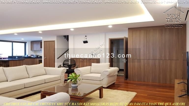 Cho thuê loại duplex tại Tây Hồ, Quảng Khánh, 3 phòng đầy đủ nội thất hiện đại diện tích 160 mét