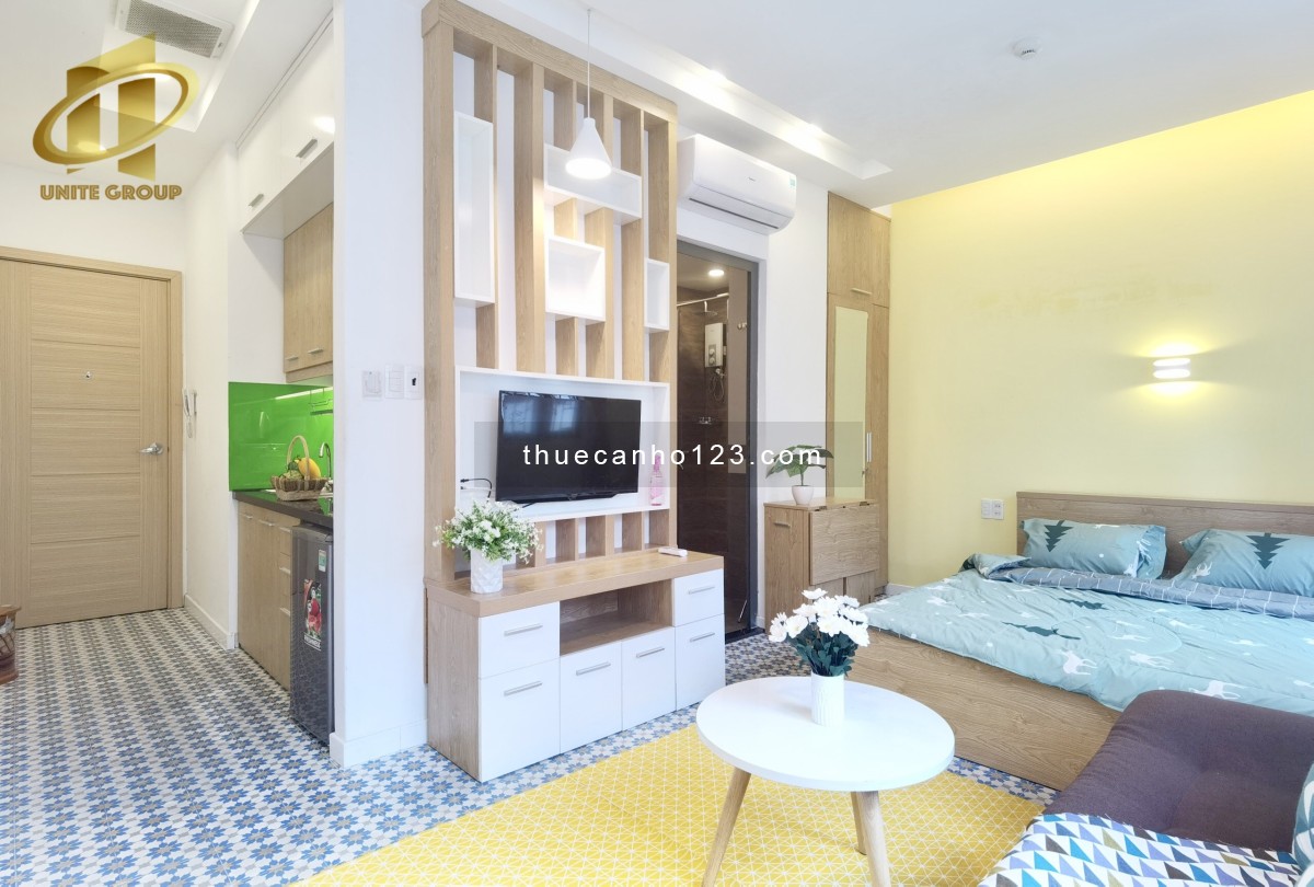 Căn hộ full nội thất, cửa sổ, máy giặt riêng gần Ngã Tư Phú Nhuận