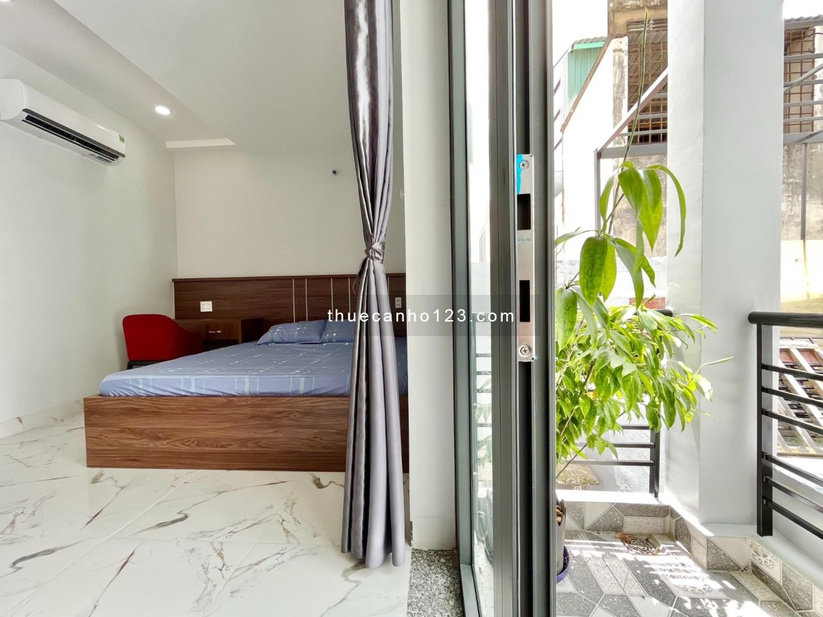 Hệ thống Cho thuê Căn hộ Studio/1PN Ban công - Full Nội thất - Giá tốt - Nhà tốt - Quận Tân Phú