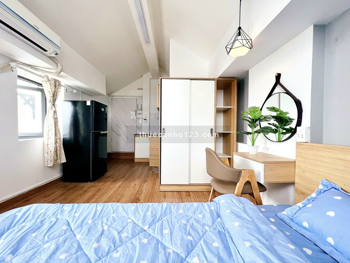 Cho thuê căn studio full nội thất gần đại học Văn Lang