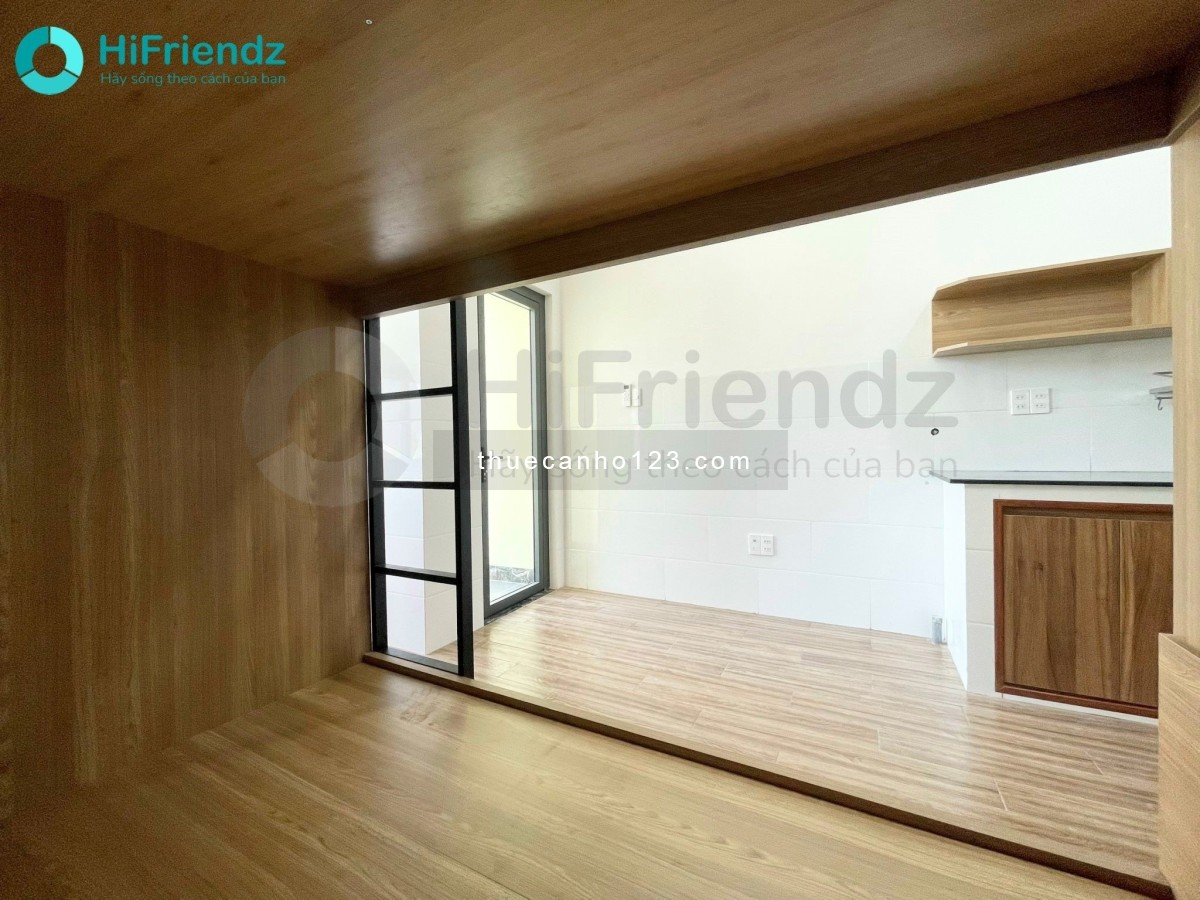 Căn hộ mới xây full nội thất gỗ, view ban công đẹp, sân thượng cực chill~~ gần FPT, UFM, khu CNC