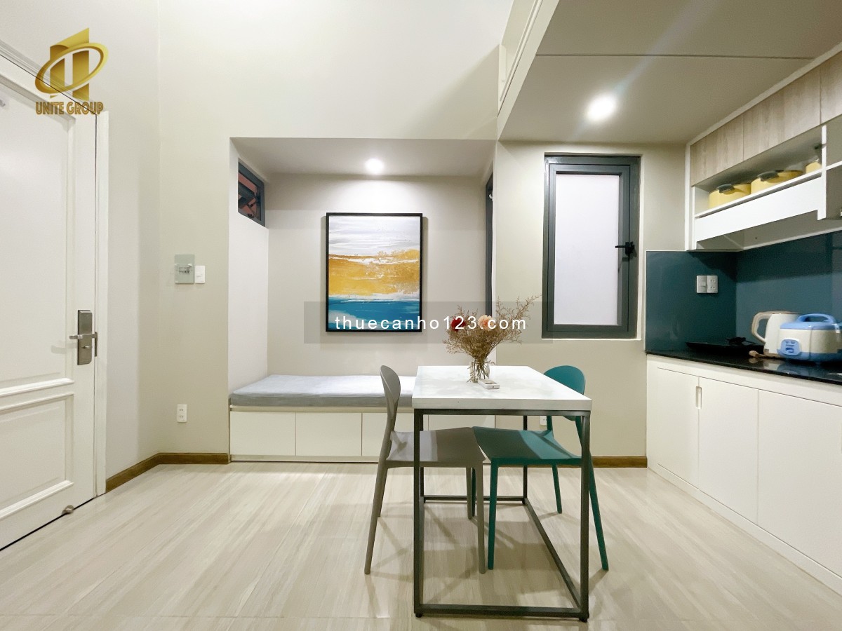 Duplex trắng thiết kế hiện đại cao cấp đầy đủ tiện nghi
