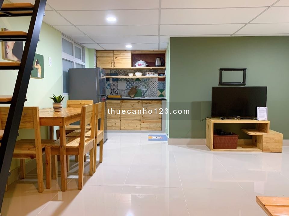 Căn hộ mini Q7 Duplex, gác cao, gần trường TDTU, RMIT, Vivo City