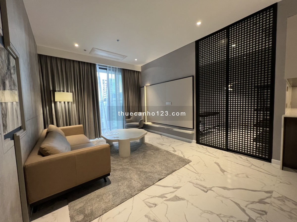 The Crest Metropole cho thuê_Căn hộ 2PN+1 Phòng Study_115m2_Full NT xịn_Giá 71tr