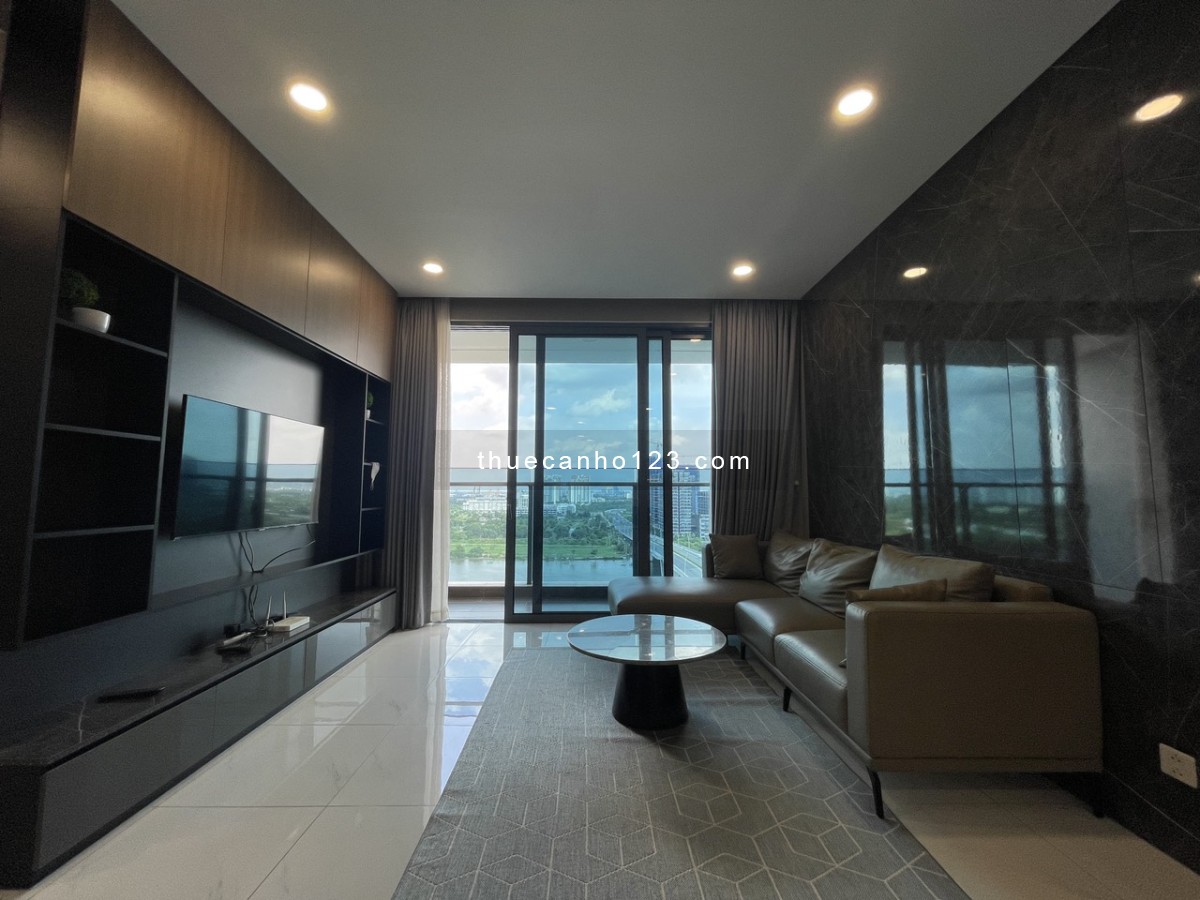 Nhà đẹp, nội thất cao cấp cho thuê 126m2 3PN, 48.5 triệu, Sunwah Pearl