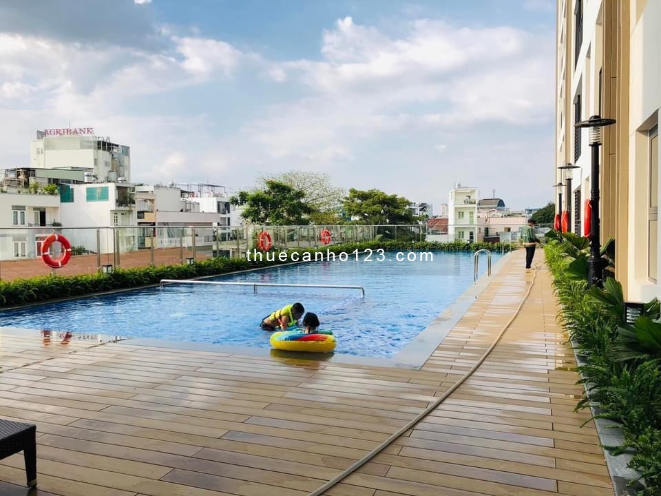 Cho thuê căn hộ chung cư Saigon Asiana Quận 6 nhà đẹp lầu cao thoáng mát 65m2, 2pn, 2wc nhà trống