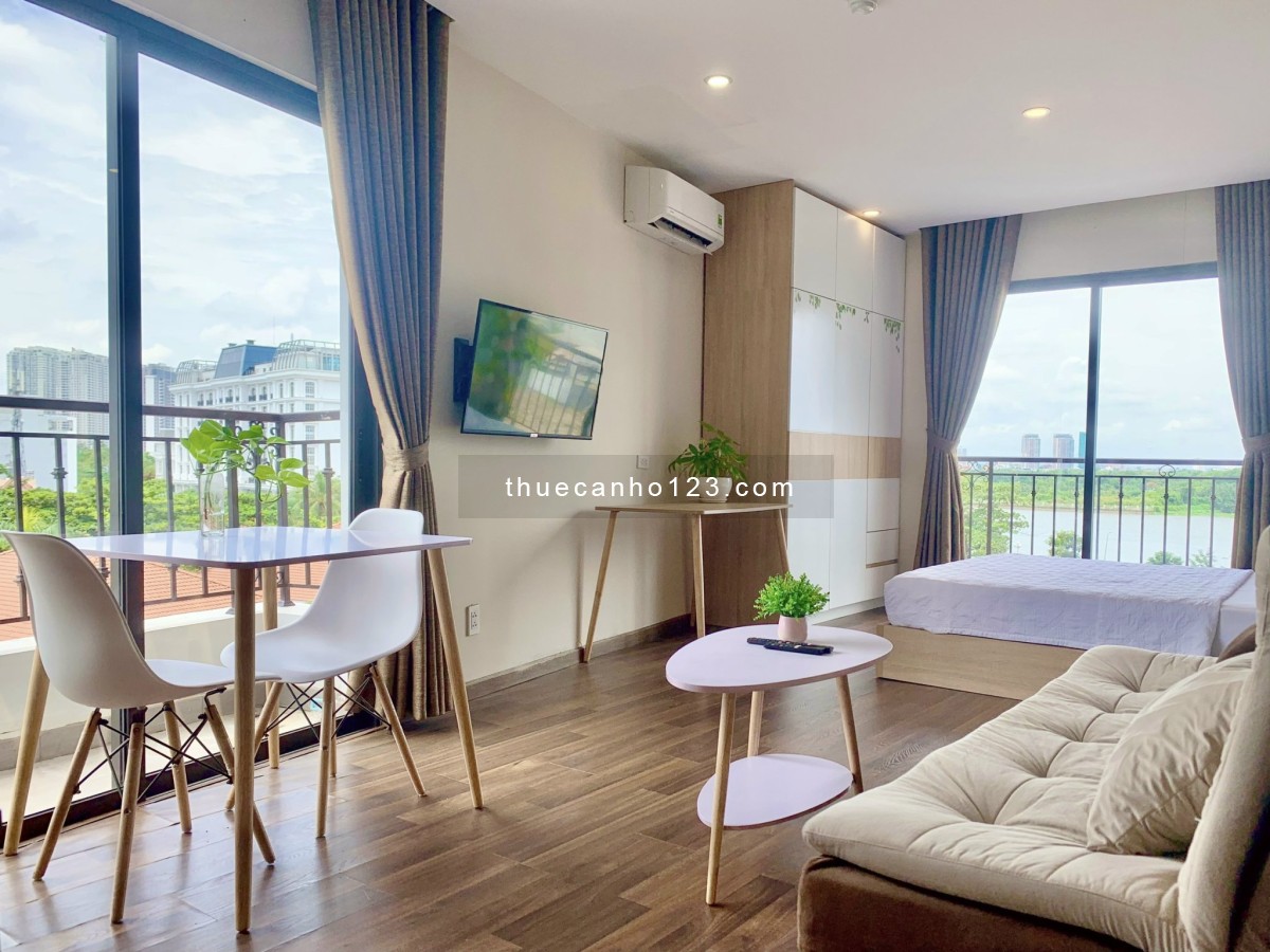 Studio 2 ban công view siêu đẹp - full nội thất cạnh The Vista An Phú - Quận 2