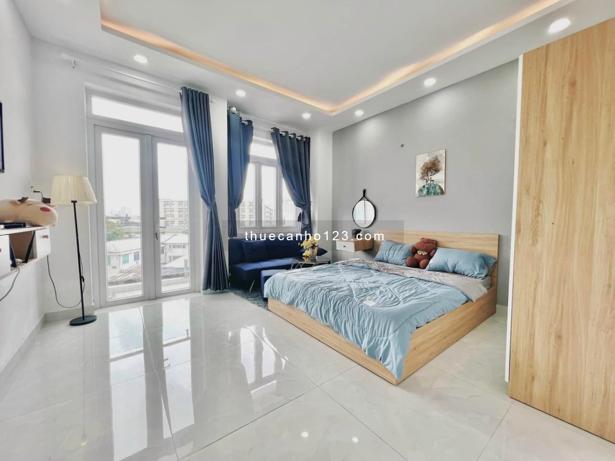 Căn Hộ 1PN SIÊU RỘNG Phú nhuận 45m2 gần sân bay - Full nt ban công