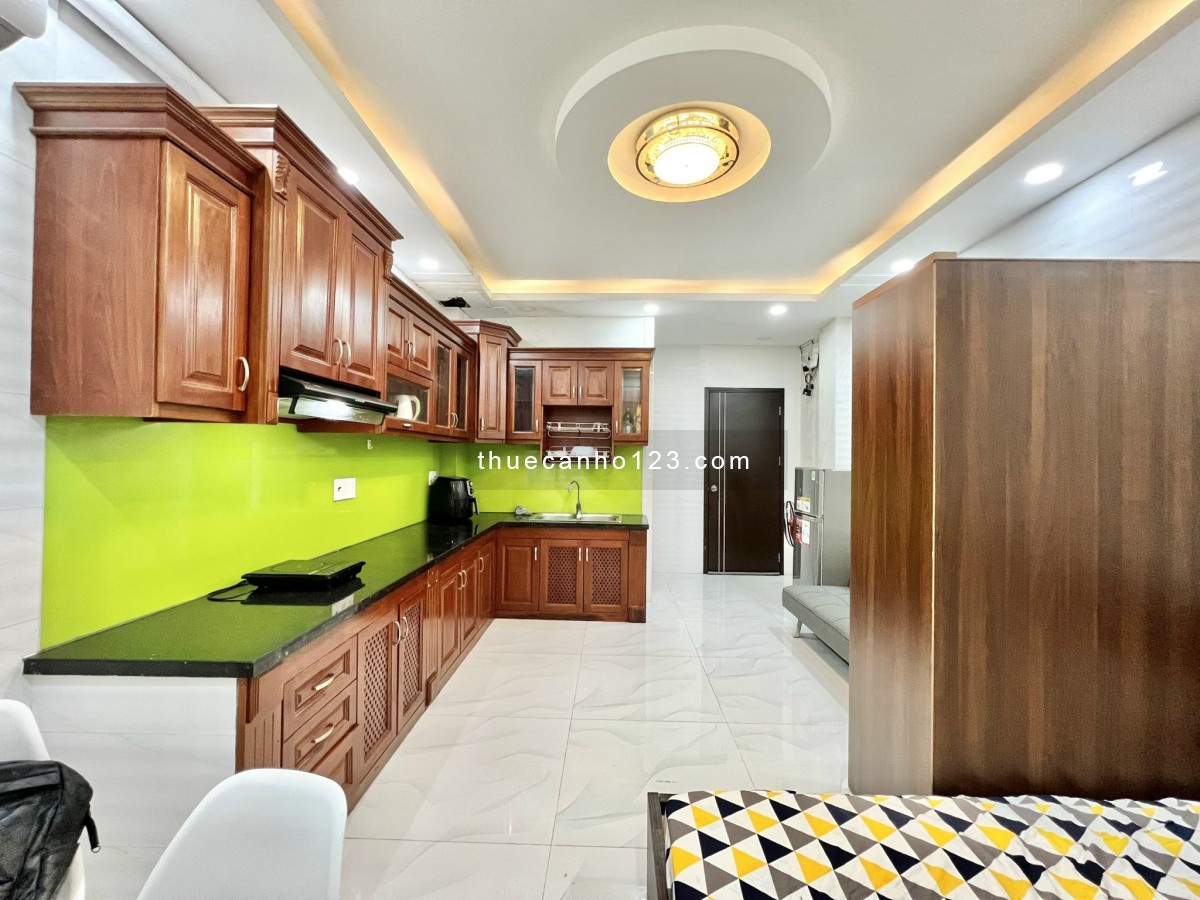 Bếp siu rộng, căn hộ nhỏ xinh, cửa lớn thoáng mát đường Nguyễn Thượng Hiền , Bình Thạnh
