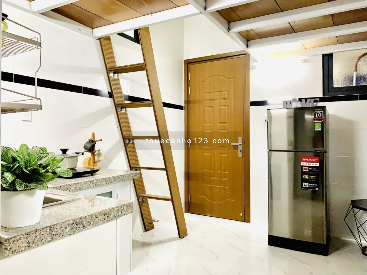 Cho thuê căn hộ Duplex đầy đủ dịch vụ, Full nội thất cao cấp - Quận 7 ( Được phép nuôi thú cưng )