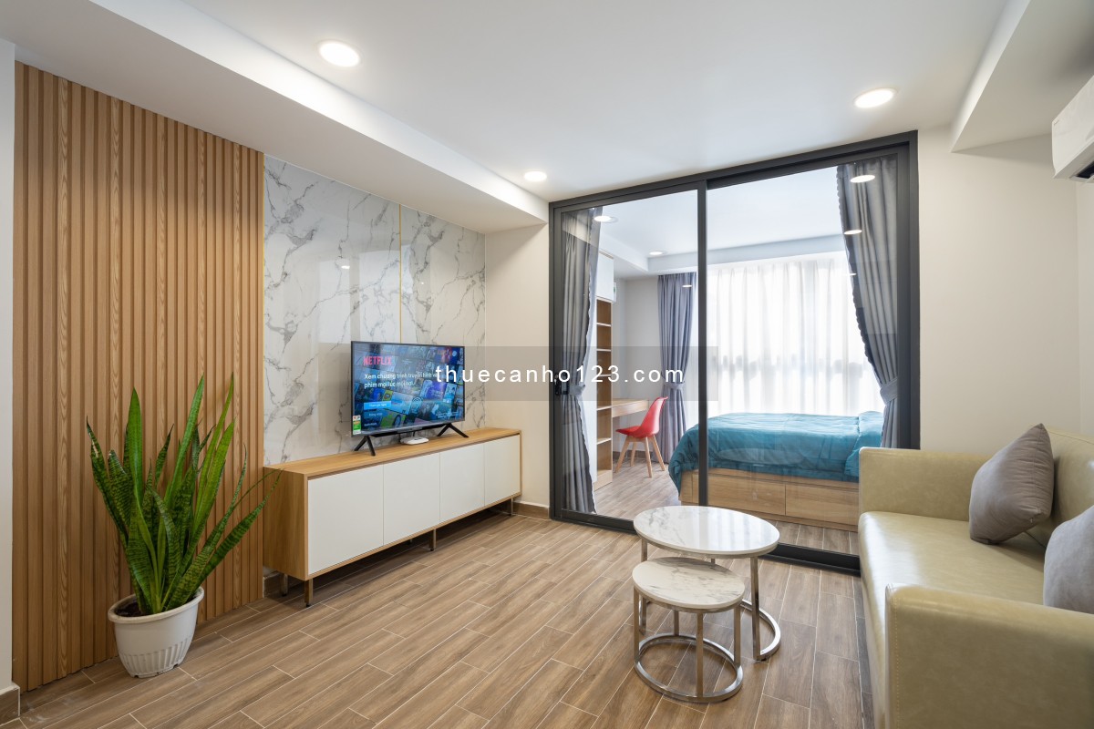 Căn hộ 1pn 42m2 lầu 3, thang máy, view thoáng - TRẦN ĐÌNH XU