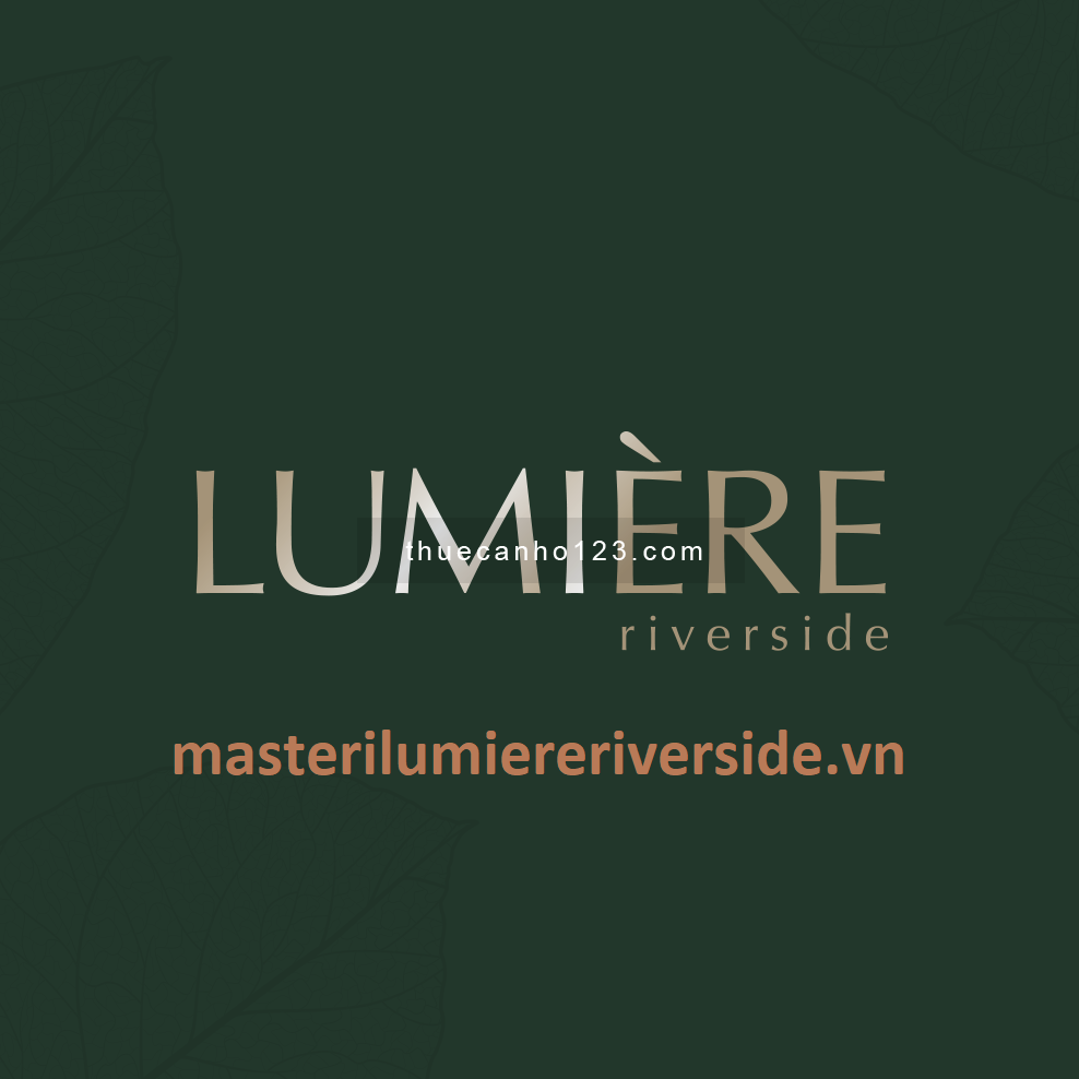 Giỏ Hàng Hơn 180 Căn Hộ Cần Cho Thuê Masteri Lumiere Riverside