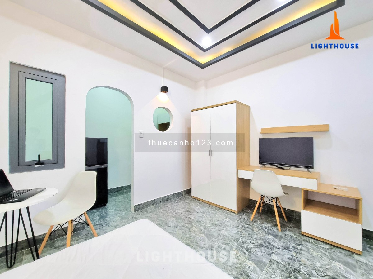 Cho thuê căn hộ dịch vụ, studio, full nội thất, 35m2