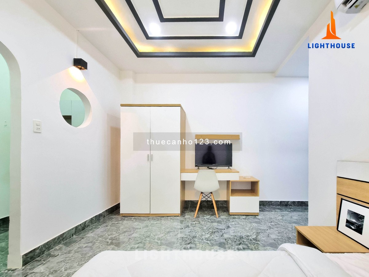 Cho thuê căn hộ dịch vụ, studio, full nội thất, 35m2