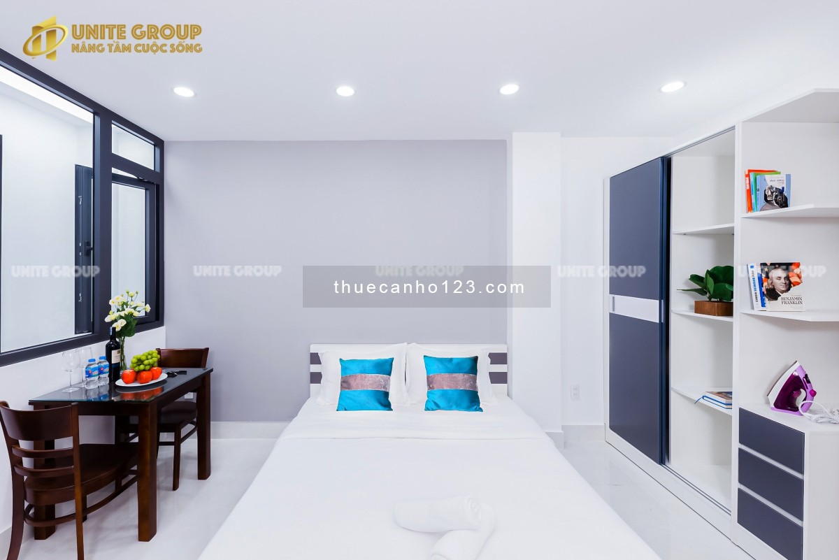 Căn hộ studio mới keng full nội thất cao cấp ngay Nguyễn Gia Trí Bình Thạnh