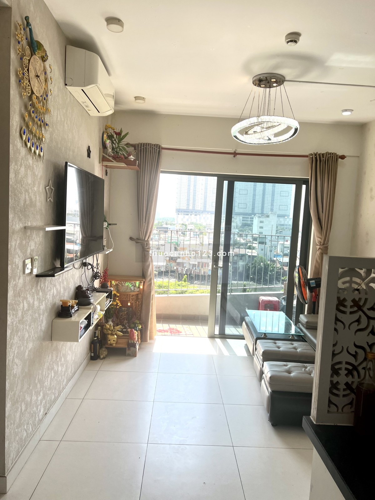 Cho thuê căn hộ chung cư tại Dự án Diamond Lotus Phúc Khang, Quận 8, Tp.HCM diện tích 58m2 giá 12Tr