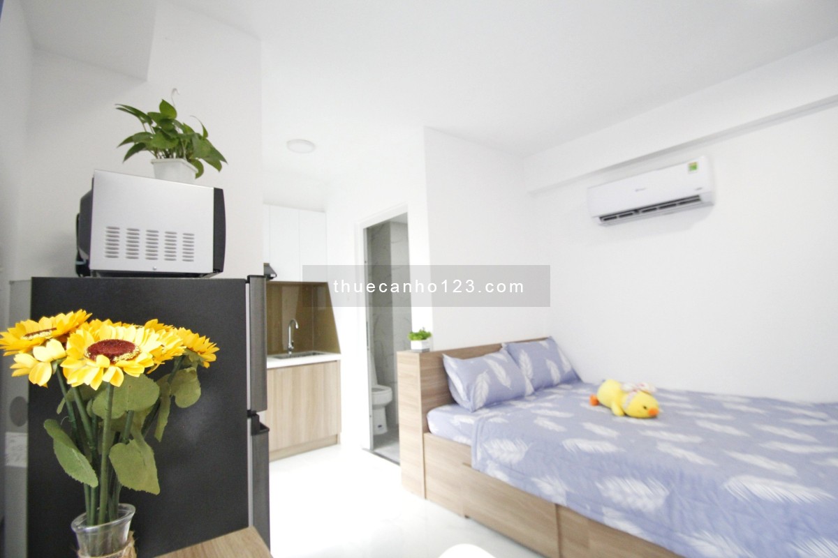 Căn hộ mini full nội thất mây giặt riêng ngay Nguyễn Hữu Cảnh Bình Thạnh