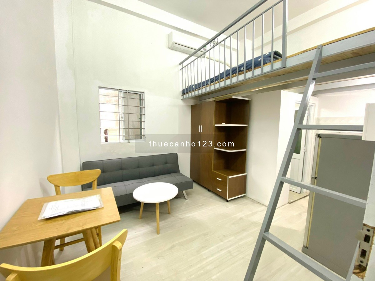 Phòng Duplex cho thuê full nội thất 20m2 gần Hoàng Văn Thụ