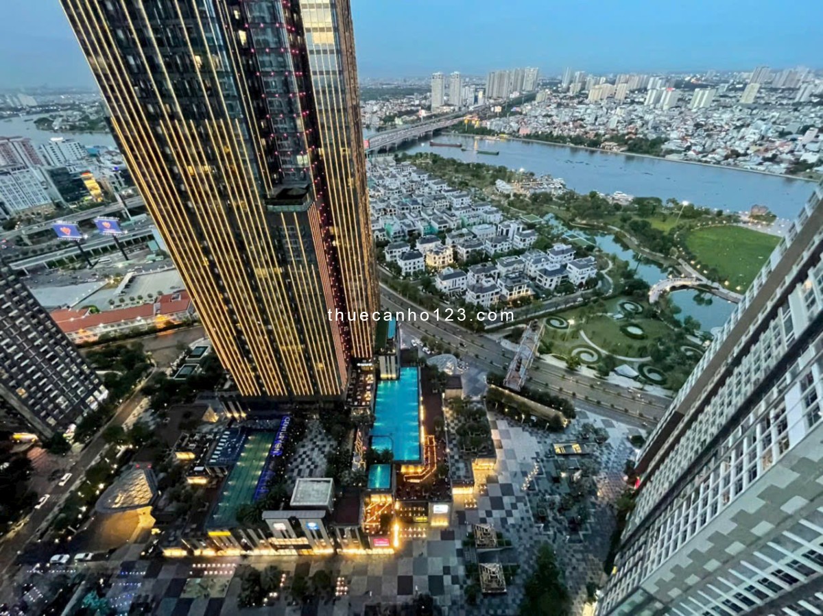 Cho Thuê Căn Hộ 3PN, Vinhomes Central Park, Quận Bình Thạnh View Sông Landmark 81