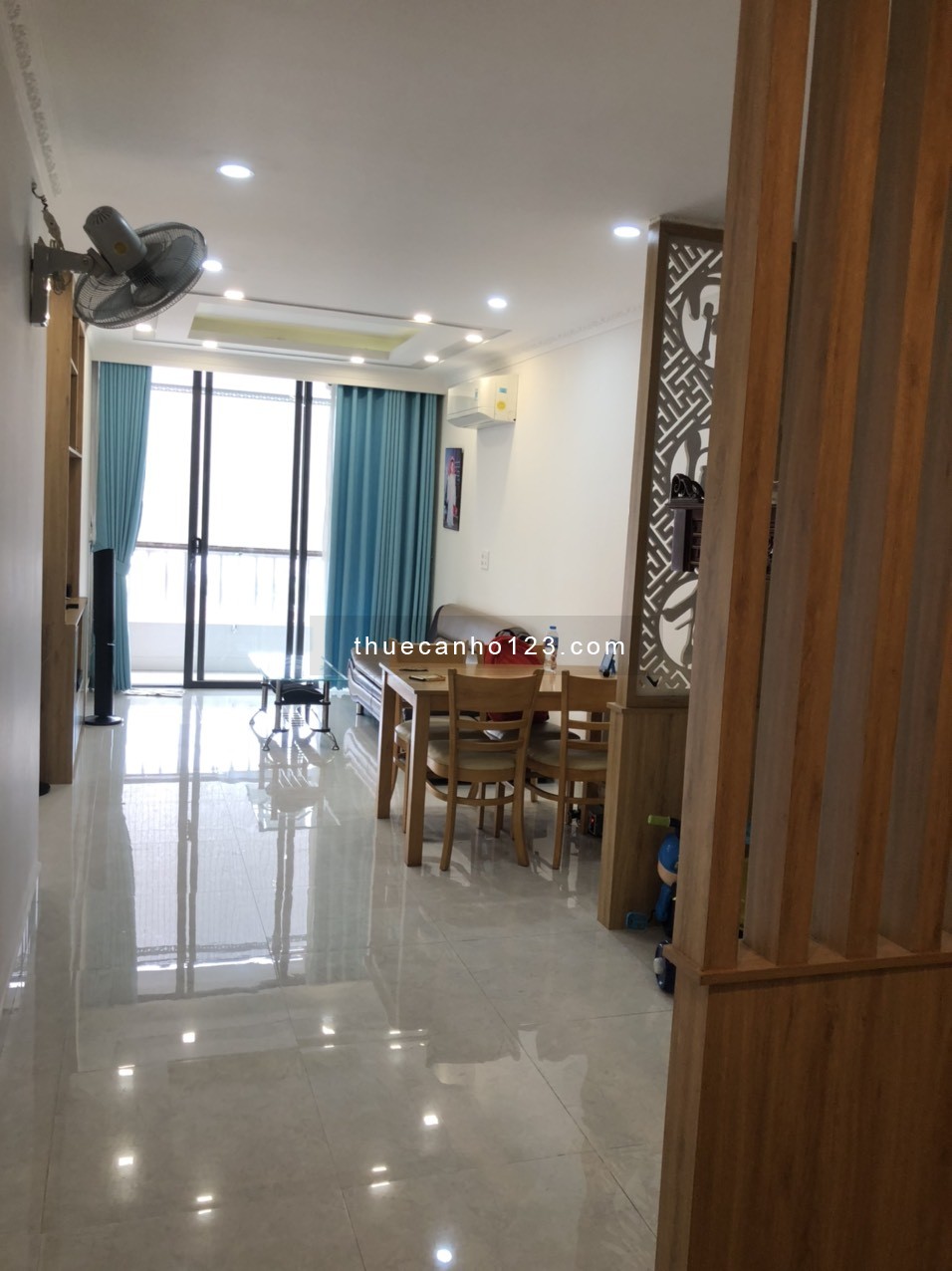 Cho thuê căn hộ 109 Nguyễn Biểu - Ngọc Khánh Q5, 70m2, 2PN 2WC, Full NT, Giá Thật 12,5 tr/th