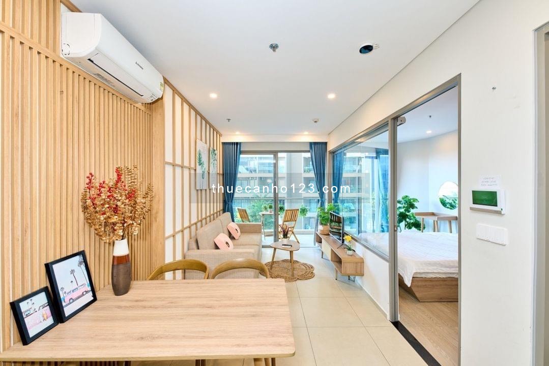 Apartment Scandivanian Colab Minimalism Style, view nội khu, 1PN 1PK 1WC, tổng diện tích 70m2