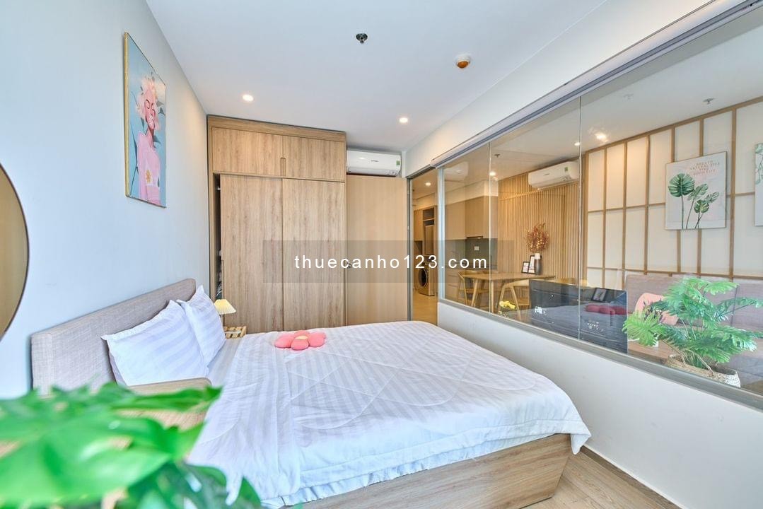 Apartment Scandivanian Colab Minimalism Style, view nội khu, 1PN 1PK 1WC, tổng diện tích 70m2