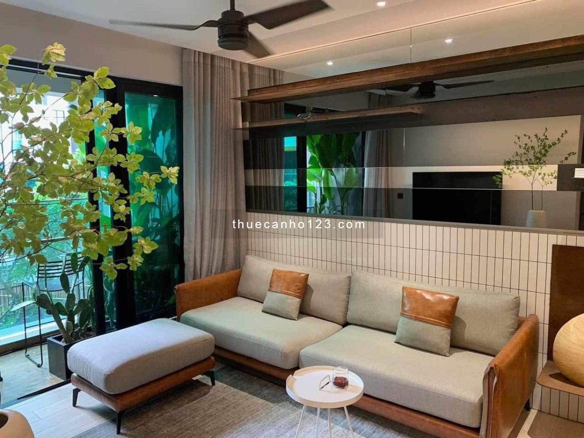 Apartment 1PN Minimalism Colab Industrial Design nhiều mảng xanh hiện đại ngay Thảo Điền Green