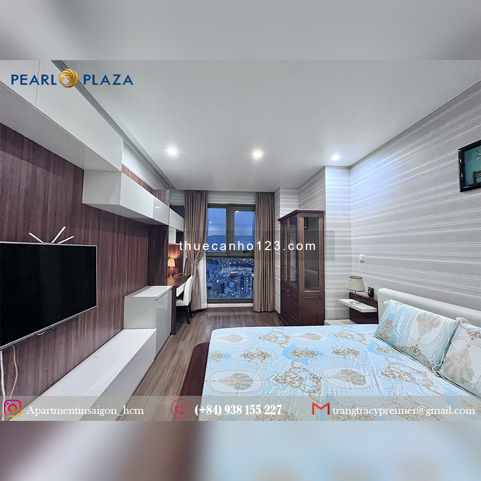 Cho Thuê căn hộ Pearl Plaza 2pn_97m2 nội thất đầy đủ. Lh 0938 155 227