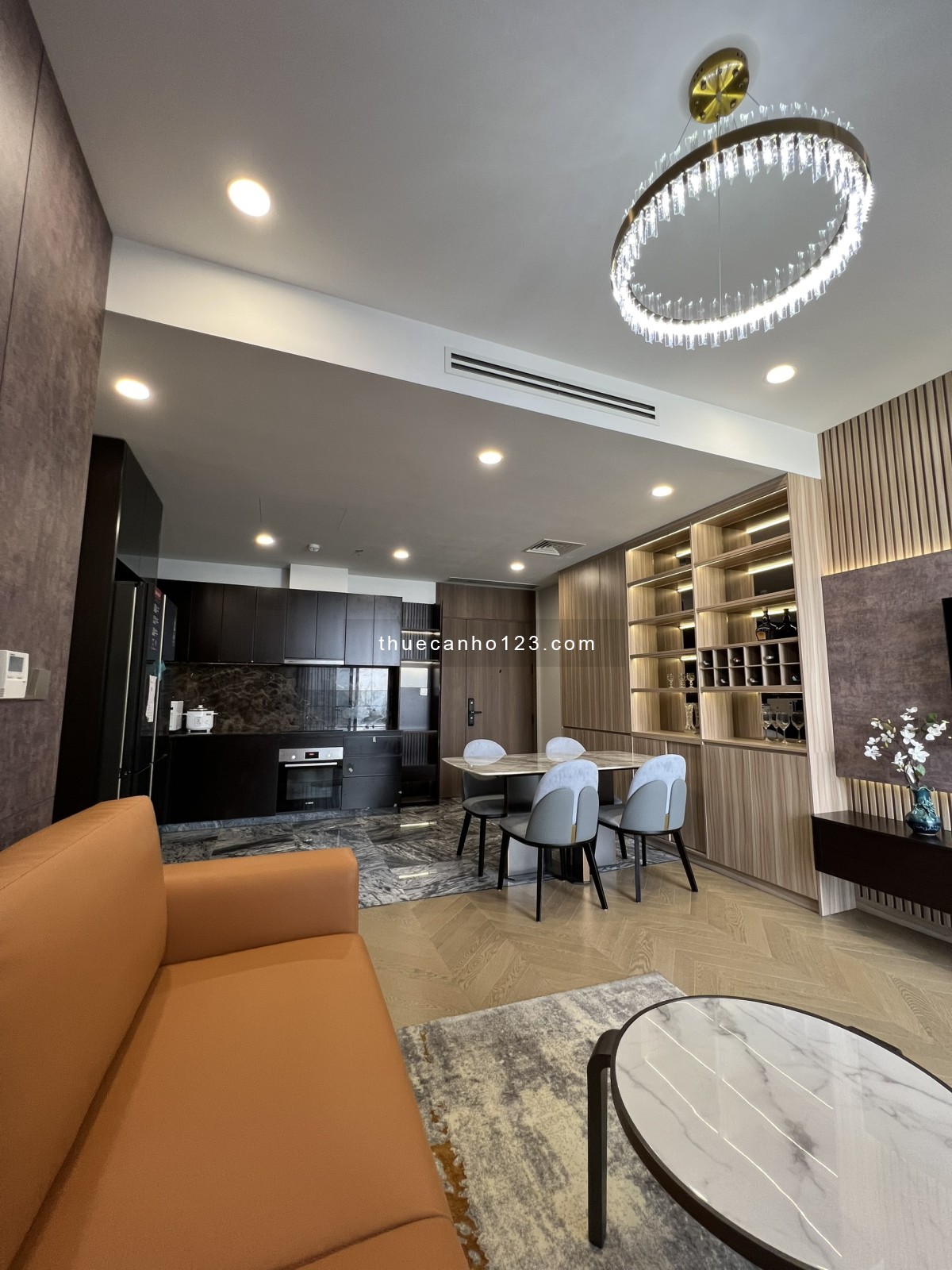 Nội thất cao cấp, view sông 3PN, ở Lumiere Riverside Q2, 2400$/tháng