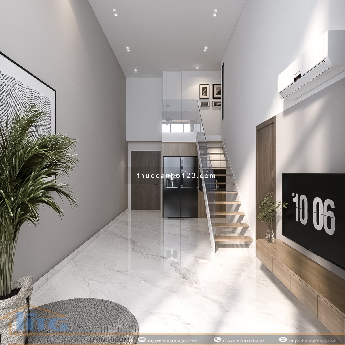 Cho thuê 2PN Loft Metropole Thủ Thiêm 70m2 NTCB 37 triệu bao phí