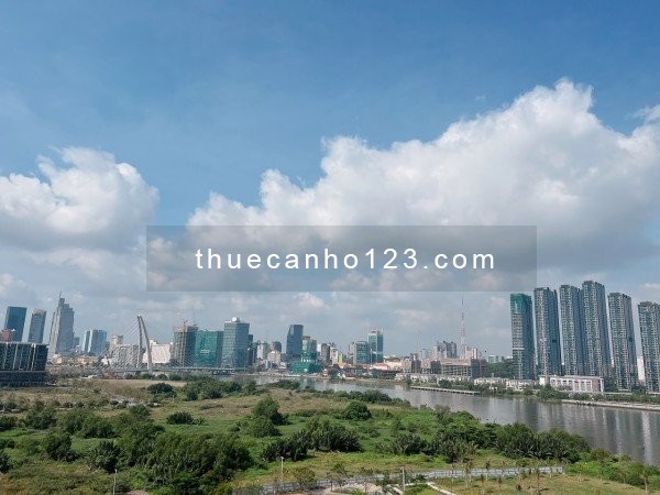 The River Thủ Thiêm, thuê ngay căn hộ 1PN, 64m2, View Q1, Full NT đẹp, Giá thuê chỉ 25tr