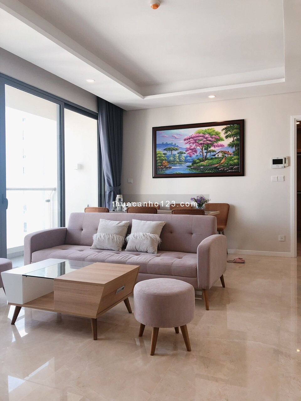 Giá siêu tốt, cho thuê chung cư 2 phòng ngủ Đảo Kim Cương, Q2 - 23 triệu, 88m2